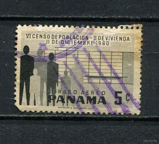 Панама - 1960 - Перепись населения 5С - [Mi.578] - 1 марка. Гашеная.  (Лот 69EK)-T7P16
