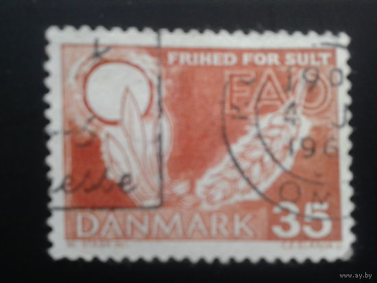 Дания 1963 колосок
