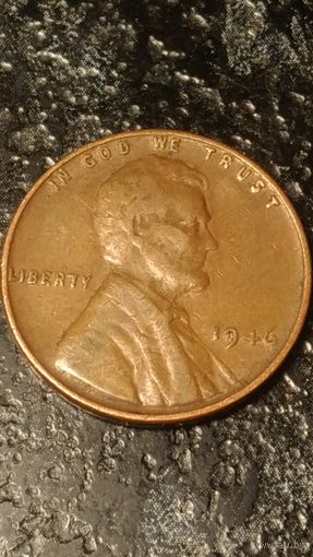 1 цент 1946(1) года США...