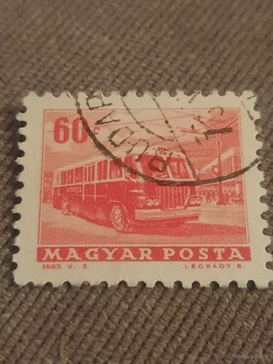 Венгрия 1963. Городской транспорт. Автобус
