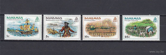 Национальные мотивы. Багамы. 1980. 4 марки. Michel N 454,455,457,463 (1,7 е)