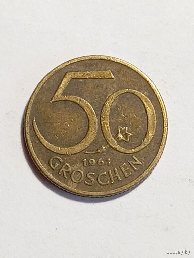 Австрия 50 грошей 1961 года .