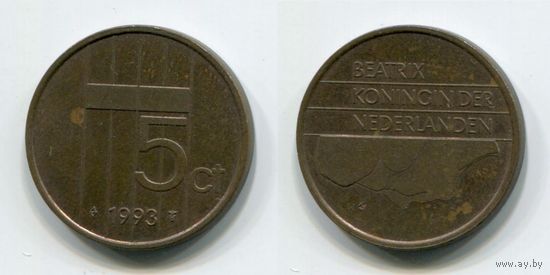 Нидерланды. 5 центов (1993)