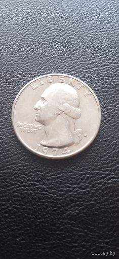 США 25 центов 1974 г. D