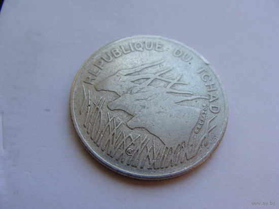 ЧАД. 100 франков 1972 год KM#2  Редкая!!!