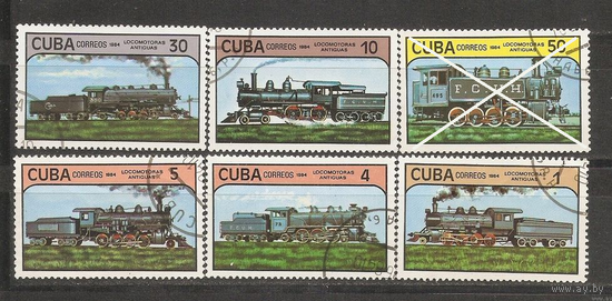 Куба 1984 Паровозы