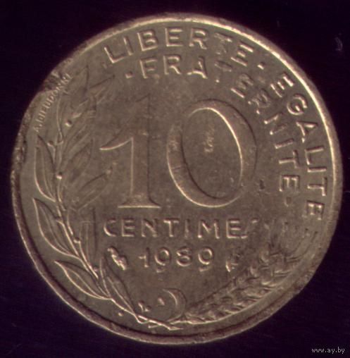 10 сантимов 1989 год Франция