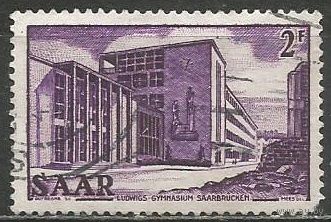 Саар(Франция). Гимназия. 1952г. Mi#320.