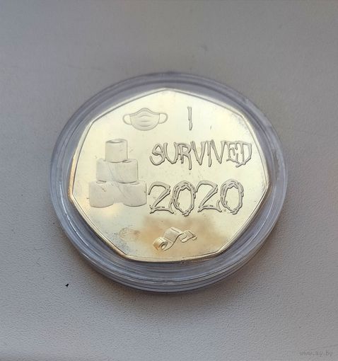 Монетовидный жетон COVID 2020