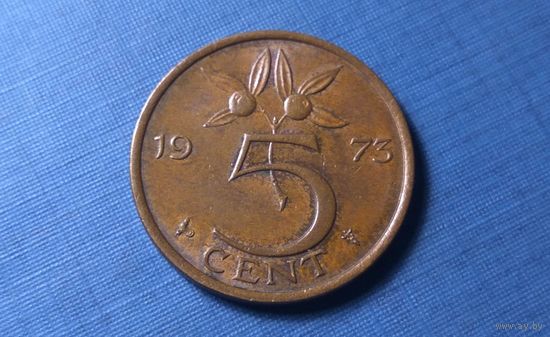 5 центов 1973. Нидерланды.