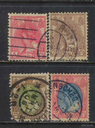 Нидерланды 1899 Вильгельмина БВЗ Стандарт #54-5,60-1