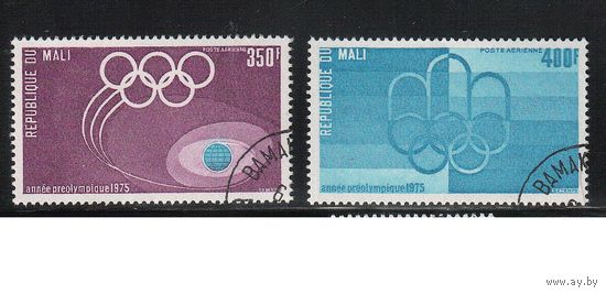 Мали-1975(Мих.503-504) , гаш. , Спорт, ОИ-1976 (полная серия)