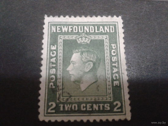 Ньюфаунленд колония Англии 1938 король Георг 6