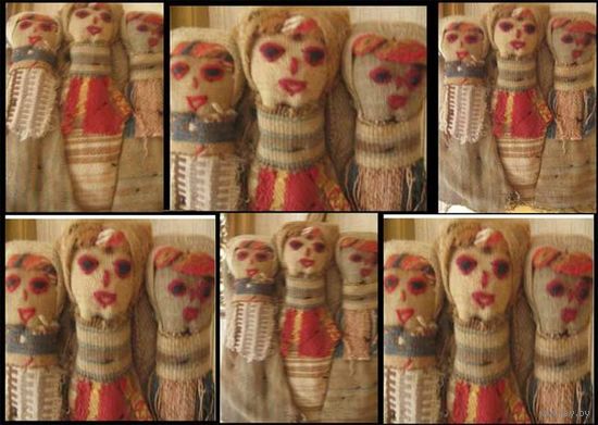 Куклы или семейный тотем индейцев племени Майя.
