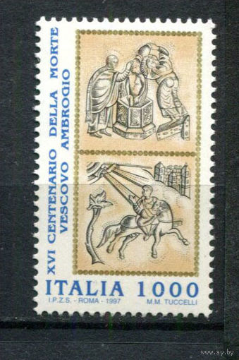 Италия - 1997 - Св. Амвросий Медиоланский - [Mi. 2488] - полная серия - 1 марка. MNH.  (LOT F31)
