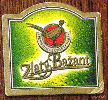 Подставка под пиво (бирдекель) Zlaty Bazant