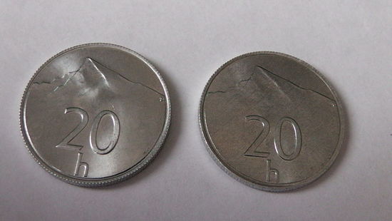 Словакия, 20 гелеров 1993(2001)