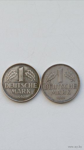 Германия. 1 марка 1962 года. J.D.