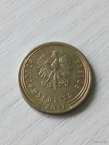 Польша 5 грошей 2017г.