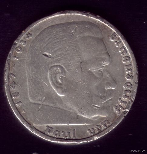 5 Марок 1935 год Германия