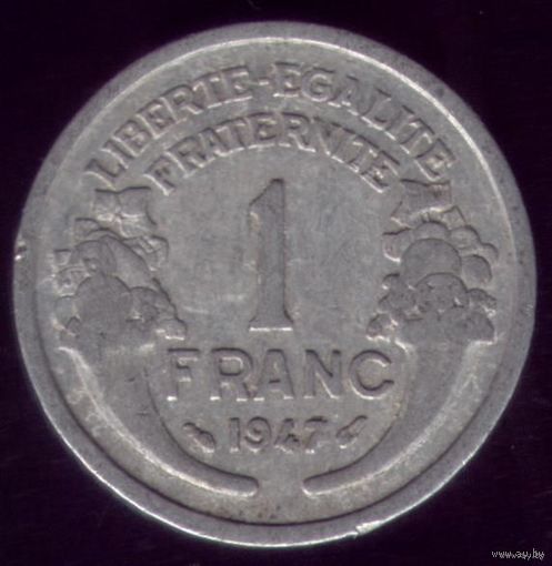 1 Франк 1947 год Франция