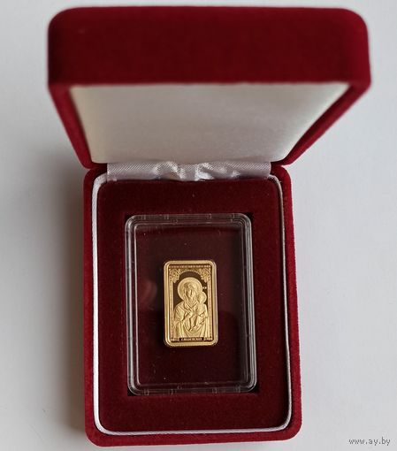 Смоленская Икона Пресвятой Богородицы, 50 рублей 2013, золото