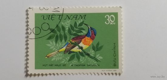 Вьетнам 1981. Певчие птицы.