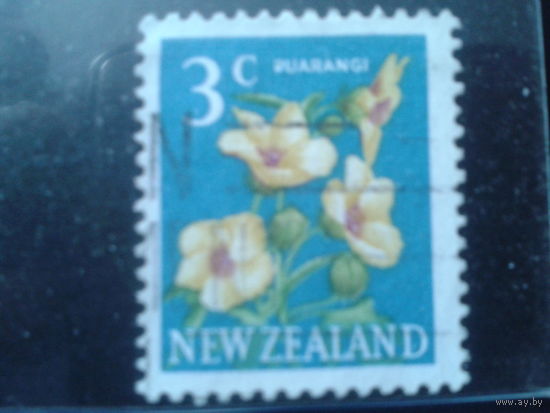 Новая Зеландия 1967 Цветы 3с