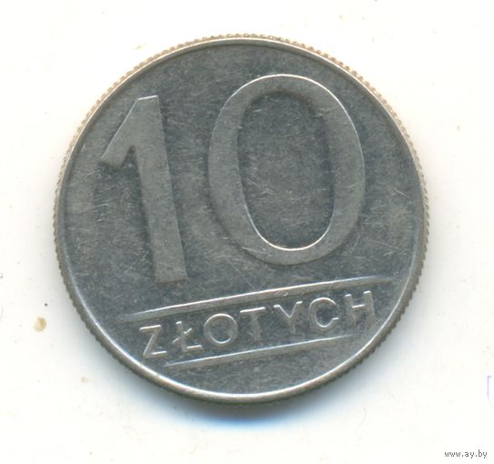10 злотых 1988 г. Польша