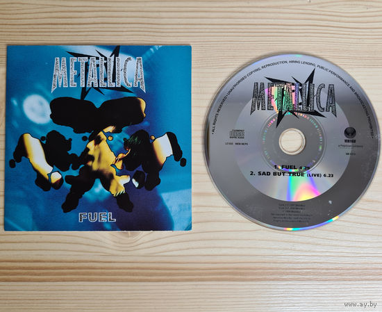 Metallica - Fuel (CD, Europe, 1998, лицензия) Cardboard