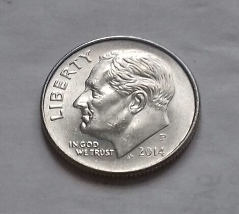 10 центов (дайм) США 2014 Р