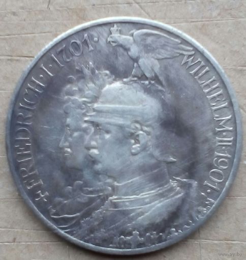 Пруссия 2 марки 1901!