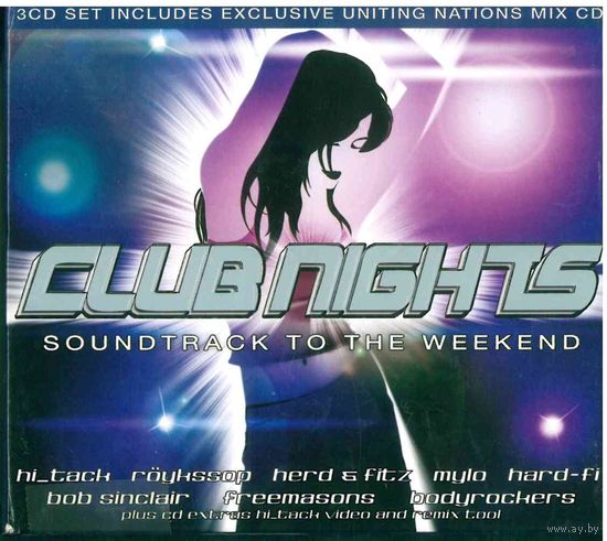 3CD Box-set Various - Club Nights: Soundtrack To The Weekend (23 Jan 2006)