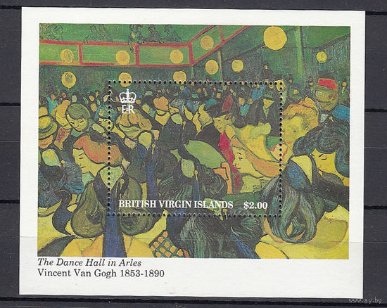 Живопись. Ван Гог. Британские Виргинские острова. 1991. 1 блок. Michel N бл70 (12,0 е)