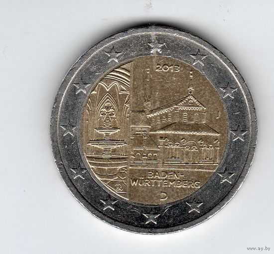 2 евро Германия 2013 Баден J
