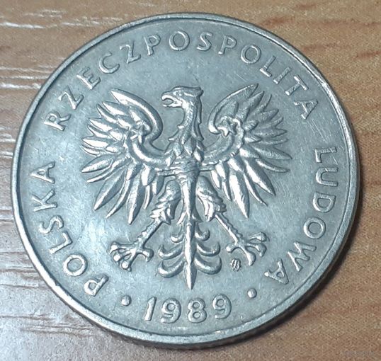 Польша 20 злотых, 1989 (14-18-37)