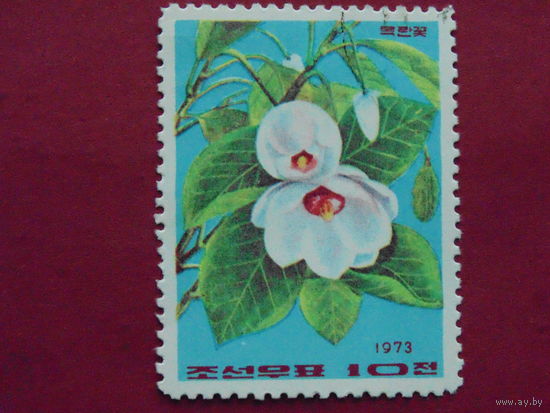 Корея  1973г. Флора.
