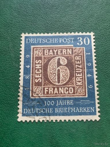 ФРГ 1949. 100 лет немецкой почтовой марк