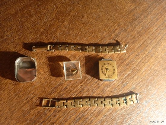 Механизм и браслет от женских часов Луч производства СССР