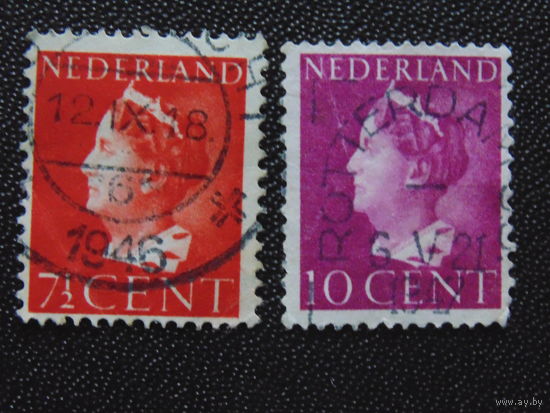 Нидерланды 1940 г. Королева Вильгельмина.