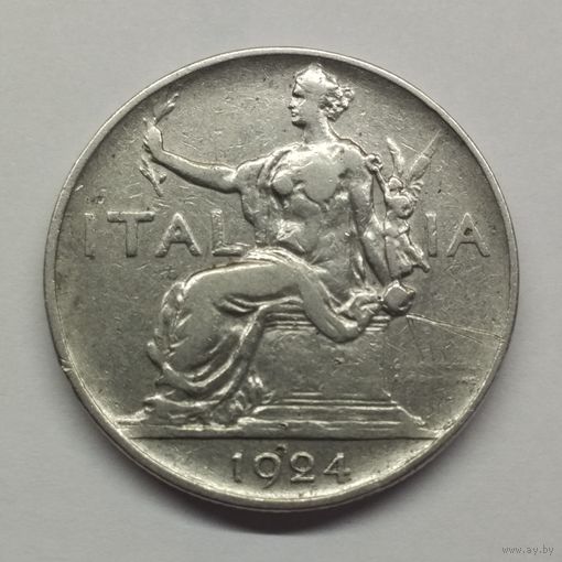 Италия 1 лира 1924  продажа коллекции