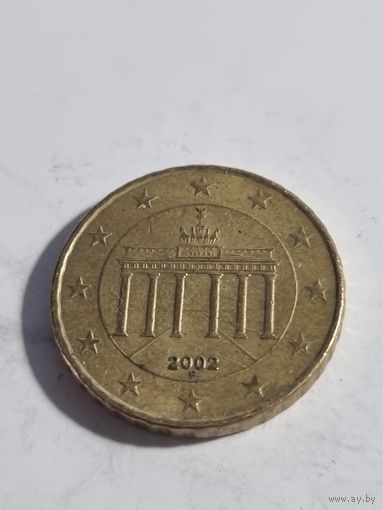 Германия 10 евроцентов 2002 двор F