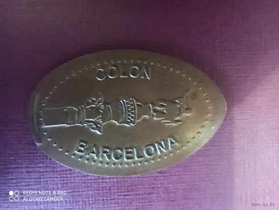 Жетон Барселона из 5 евроцентов