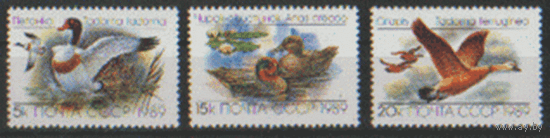 З. 6017/19. 1989. Утки. чиСт.