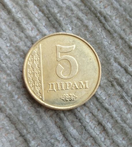 Werty71 Таджикистан 5 дирамов 2011 дирам
