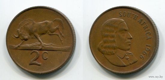 Южная Африка. 2 цента (1966, SOUTH)