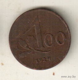 Австрия 100 крона 1924
