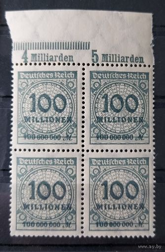 Германия 1923 Mi.322 MNH**