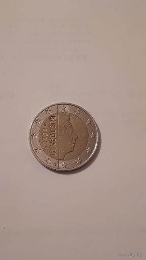 2 евро Люксембург 2008
