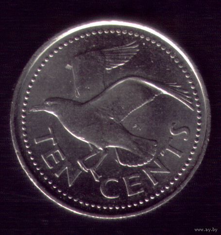 10 центов 2004 год Барбадос